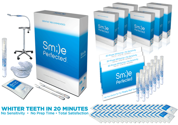 The complete Smile Perfected whitening system